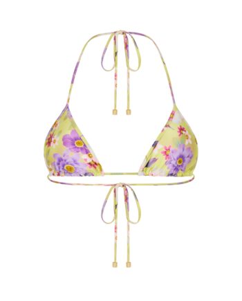Puratti Flor du Sol Triangle Bikini Top - Trendy Swimwear